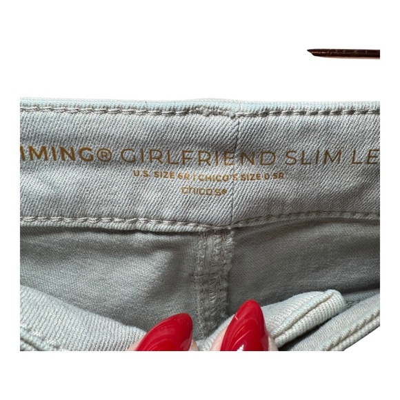 CHICO’S So Slimming Girlfriend Slim Leg Ankle 6/0.5 - Picture 7 of 9